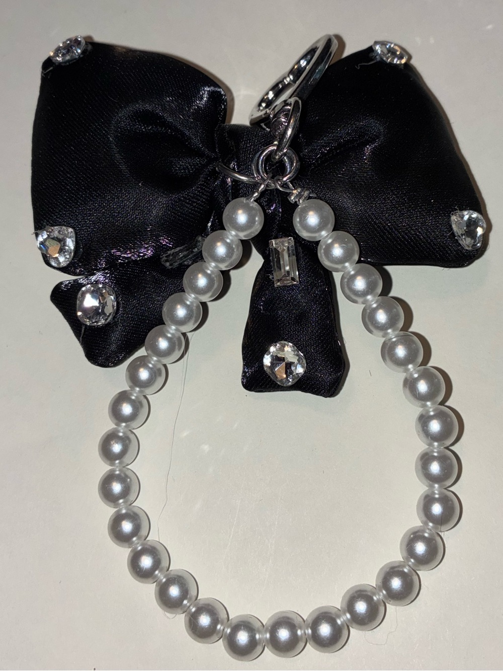 Beaded Charm Bracelet Keychain